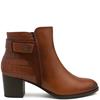 SUSST WOMENS ZIP ANKLE BOOT - TAN